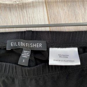 Eileen Fisher Black Pull-On Knit Pants